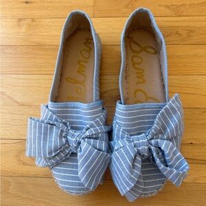 Sam Edelman Blue Striped Espadrilles